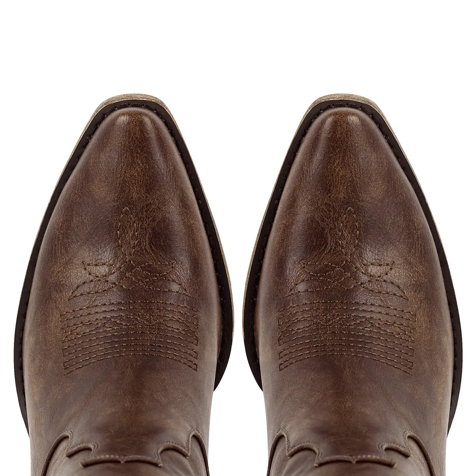 Onlymaker Boots Over The Knee Embroidered Western Boots