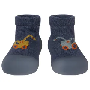 Organic Hybrid Walking Socks Jaquard Earthmover