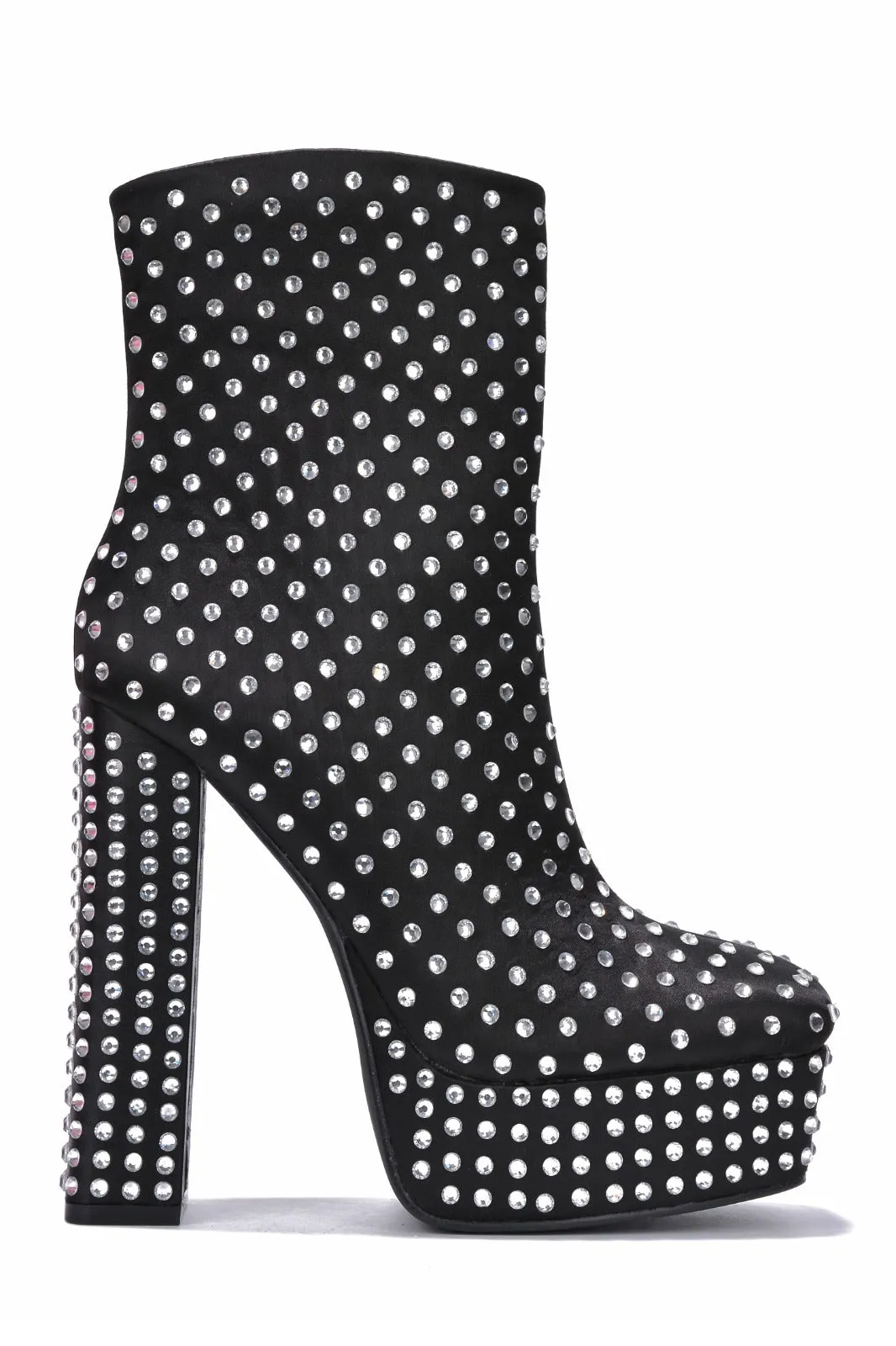 Platform Warner Boots Black