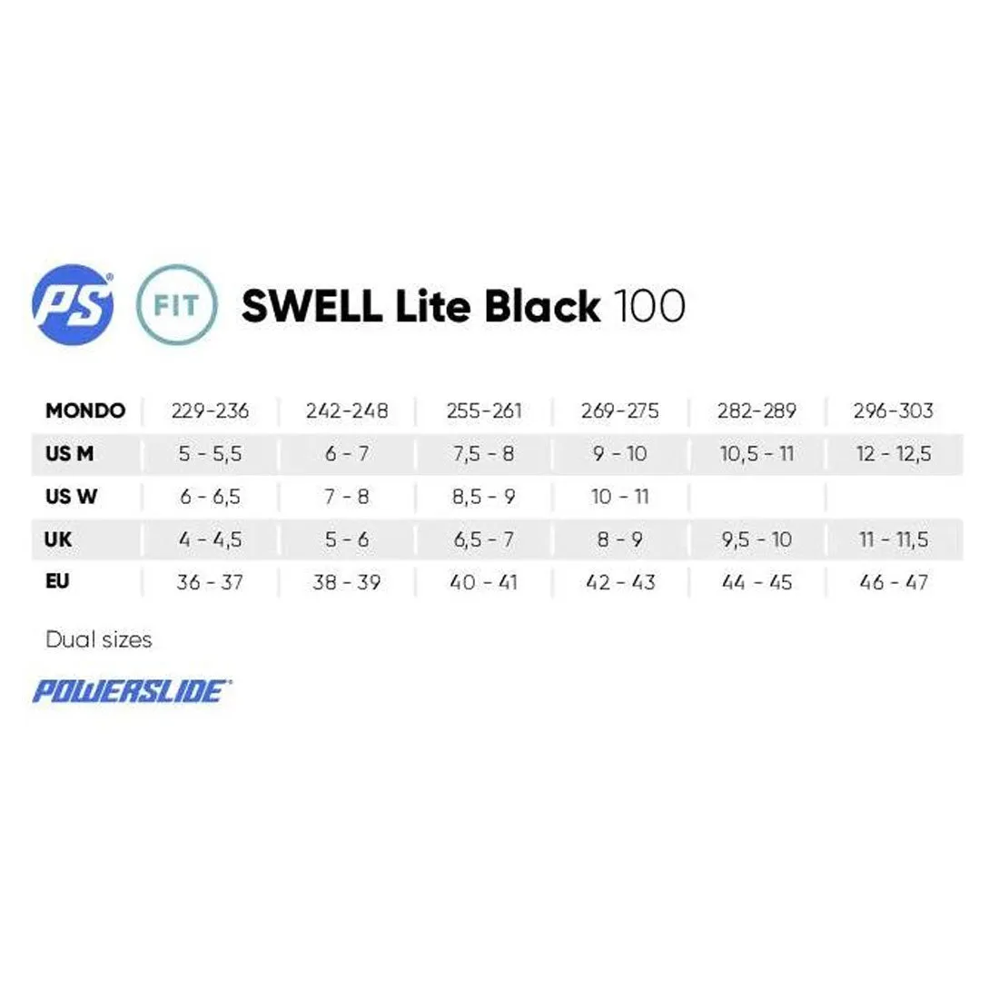 Powerslide Swell Lite 100 - Black