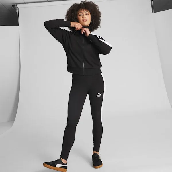 PUMA Palermo Leather Women's Sneakers - PUMA Black-Feather Gray-Gum