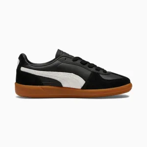 PUMA Palermo Leather Women's Sneakers - PUMA Black-Feather Gray-Gum