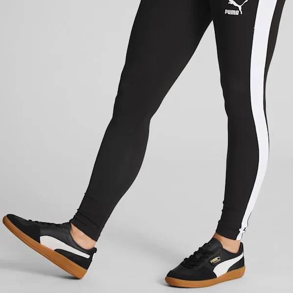 PUMA Palermo Leather Women's Sneakers - PUMA Black-Feather Gray-Gum