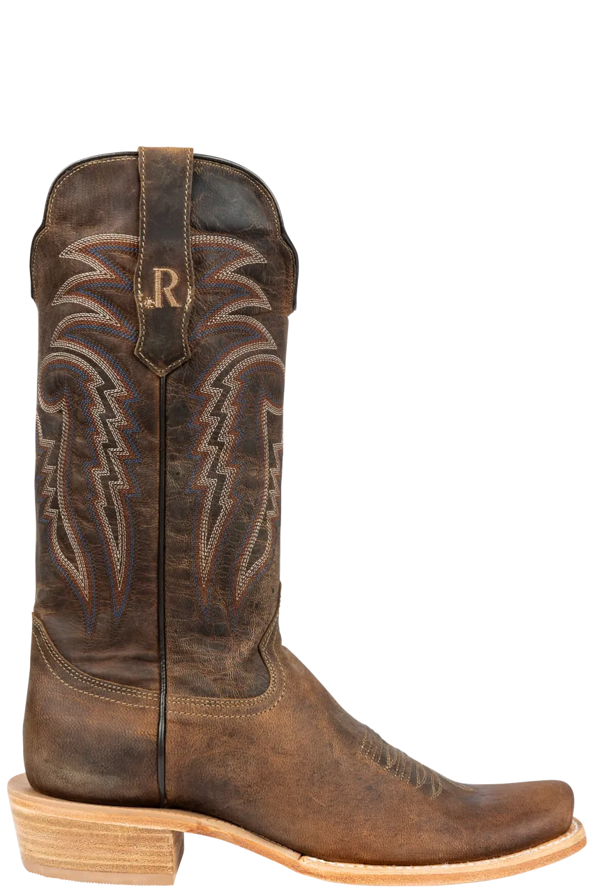 R. Watson Goat Cowboy Boots - Tan