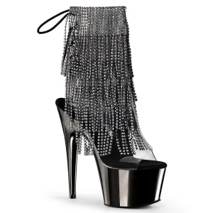 Rhinestone Fringe Sexy Platform Boots