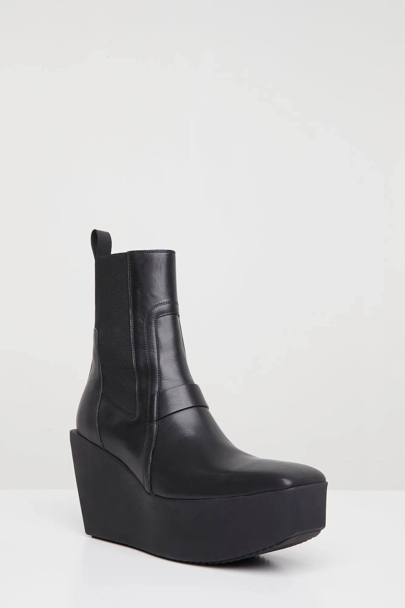 Rick Owens Sliver Platform Beatle in Black