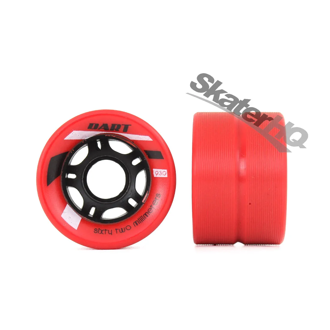 Riedell Dart 62mm 92a 8pk - Red