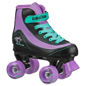Roller Derby Firestar Purple/Black/Mint Skates Size 1
