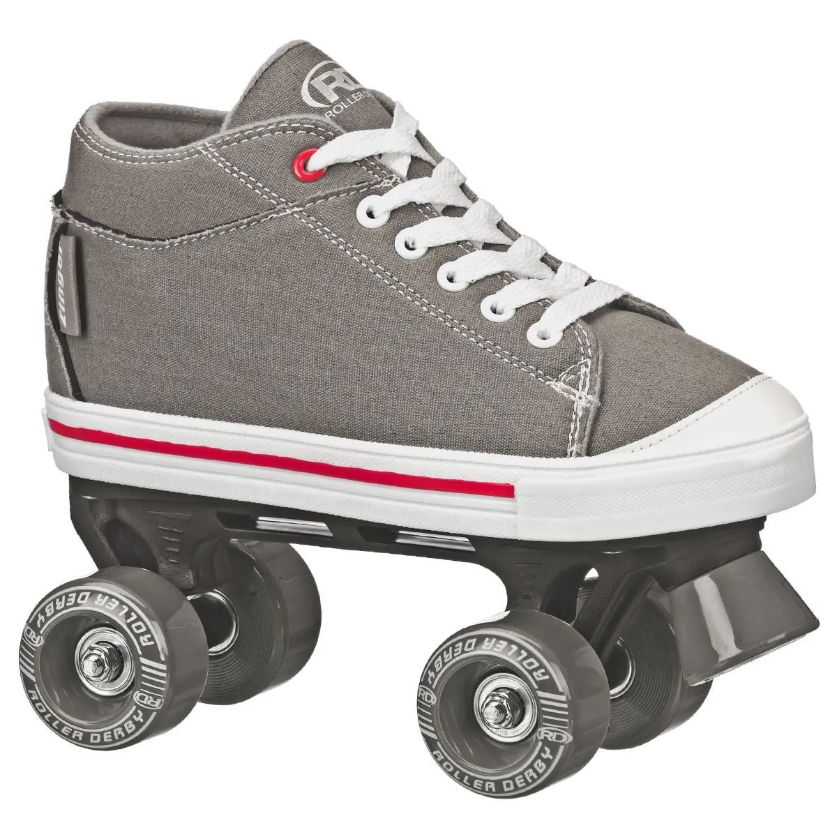Roller Derby Zinger Grey Skates Size 4