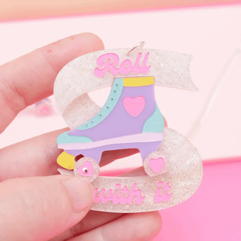 Roller Skates Necklace