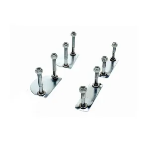 Roller Skates Plates Mounting Fixing Kits- 2 Front & 2 Rear