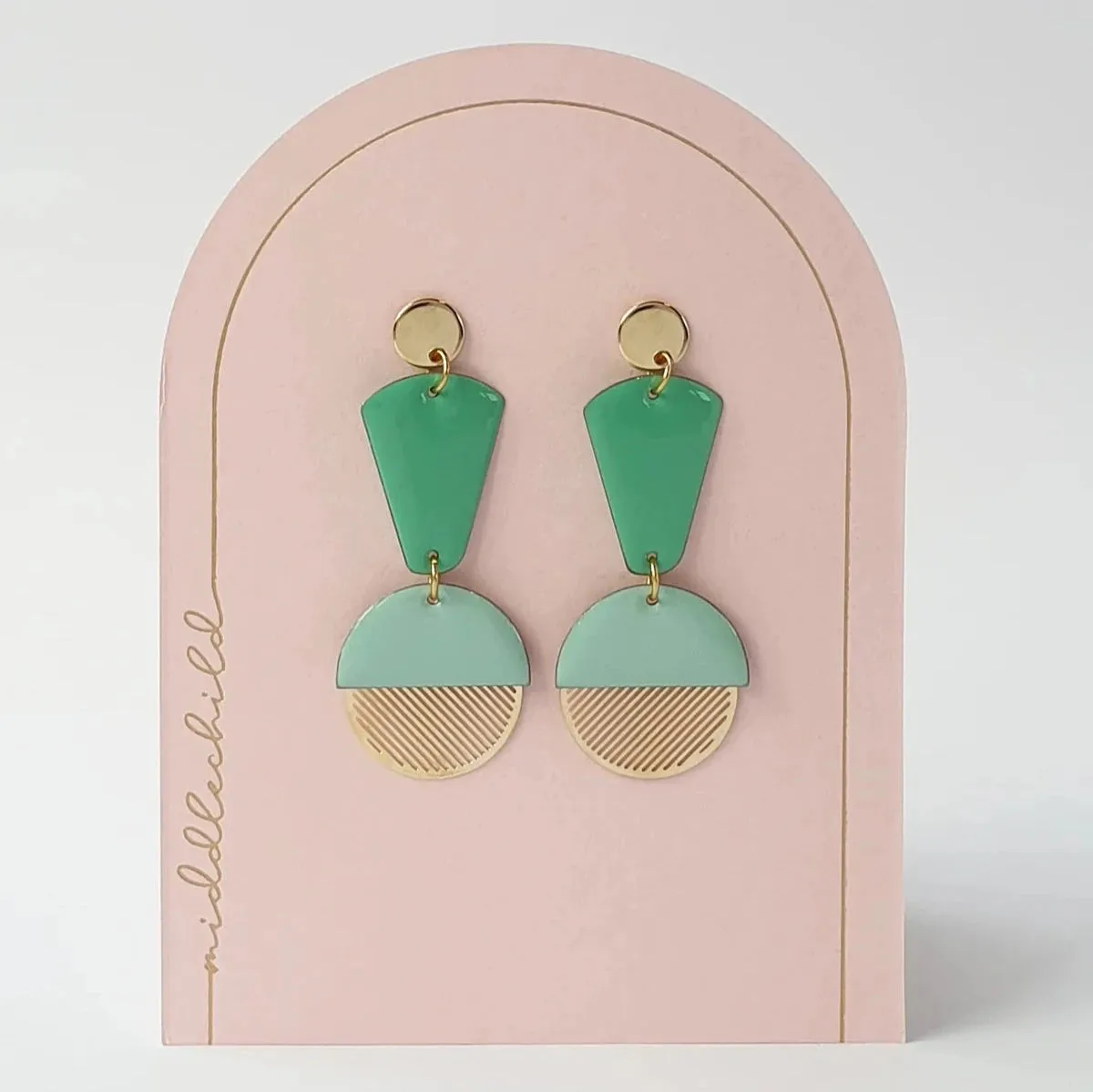 ROLLERWAY EARRINGS - MINT
