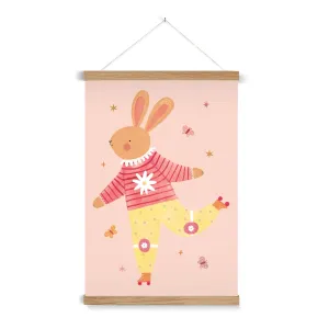 Rollin' Rabbit / Print with Hanger