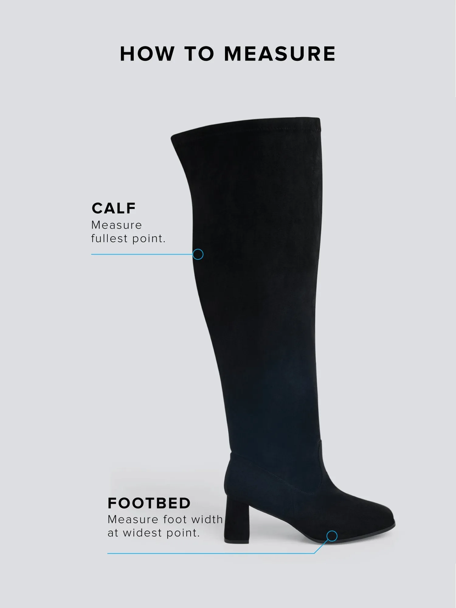 Rosa Faux Suede Thigh-High Boots - Nadia x FTF