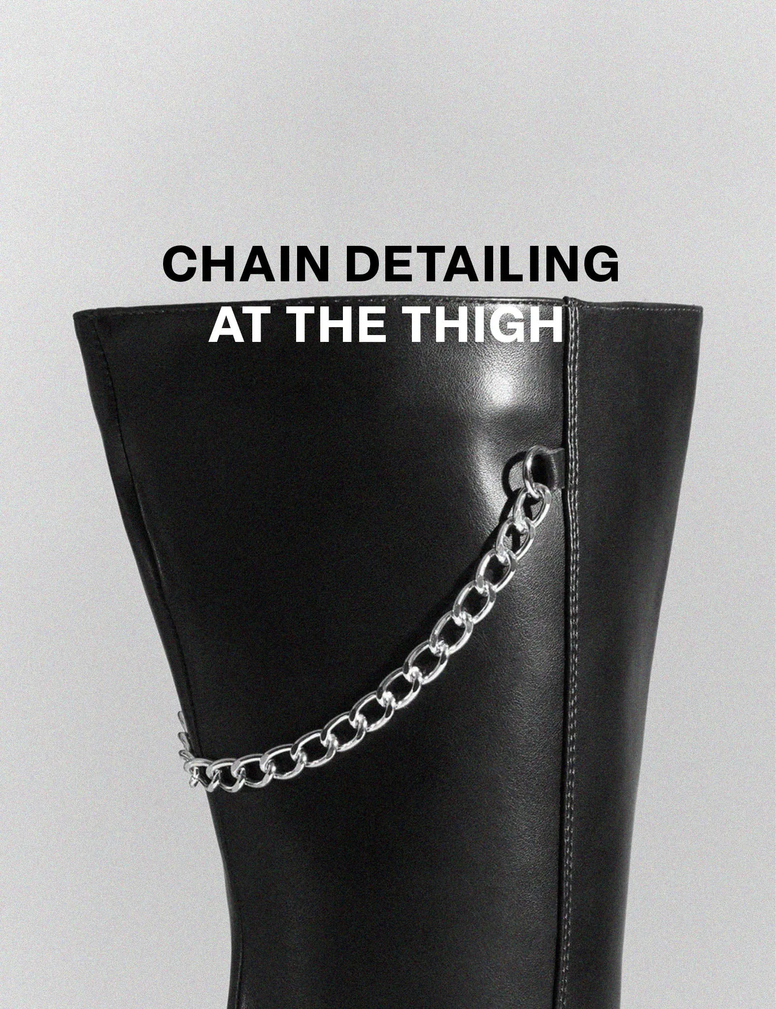Scream Platform Thigh High Boots