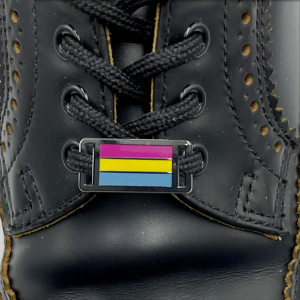 Shoelace Tags - Pansexual Flag