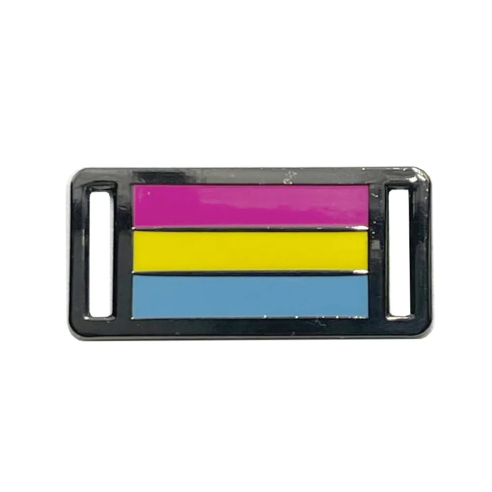 Shoelace Tags - Pansexual Flag