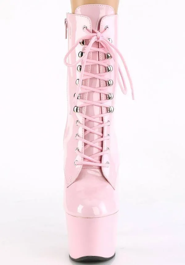 SKY-1020 [Baby Pink Patent] | PLATFORM HEELS [PREORDER]