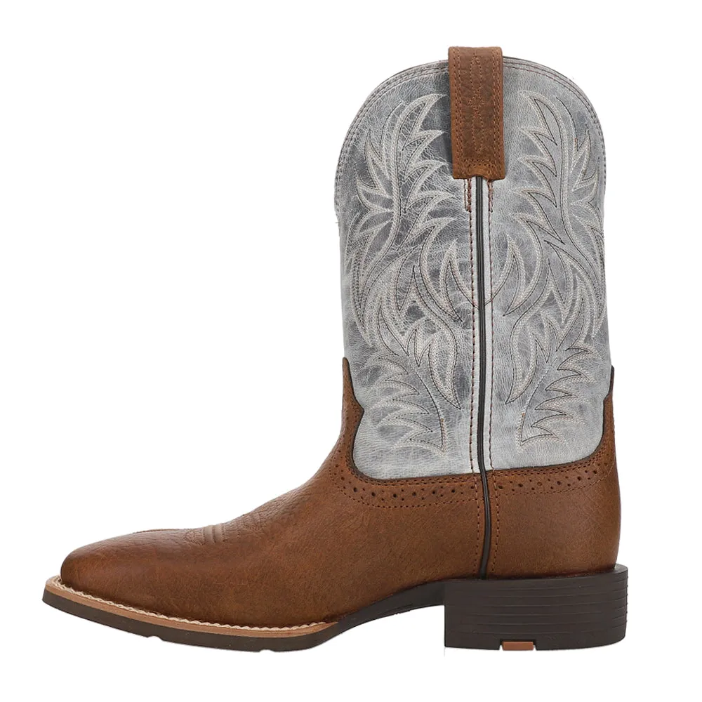 Sport Embroidered Square Toe Cowboy Boots