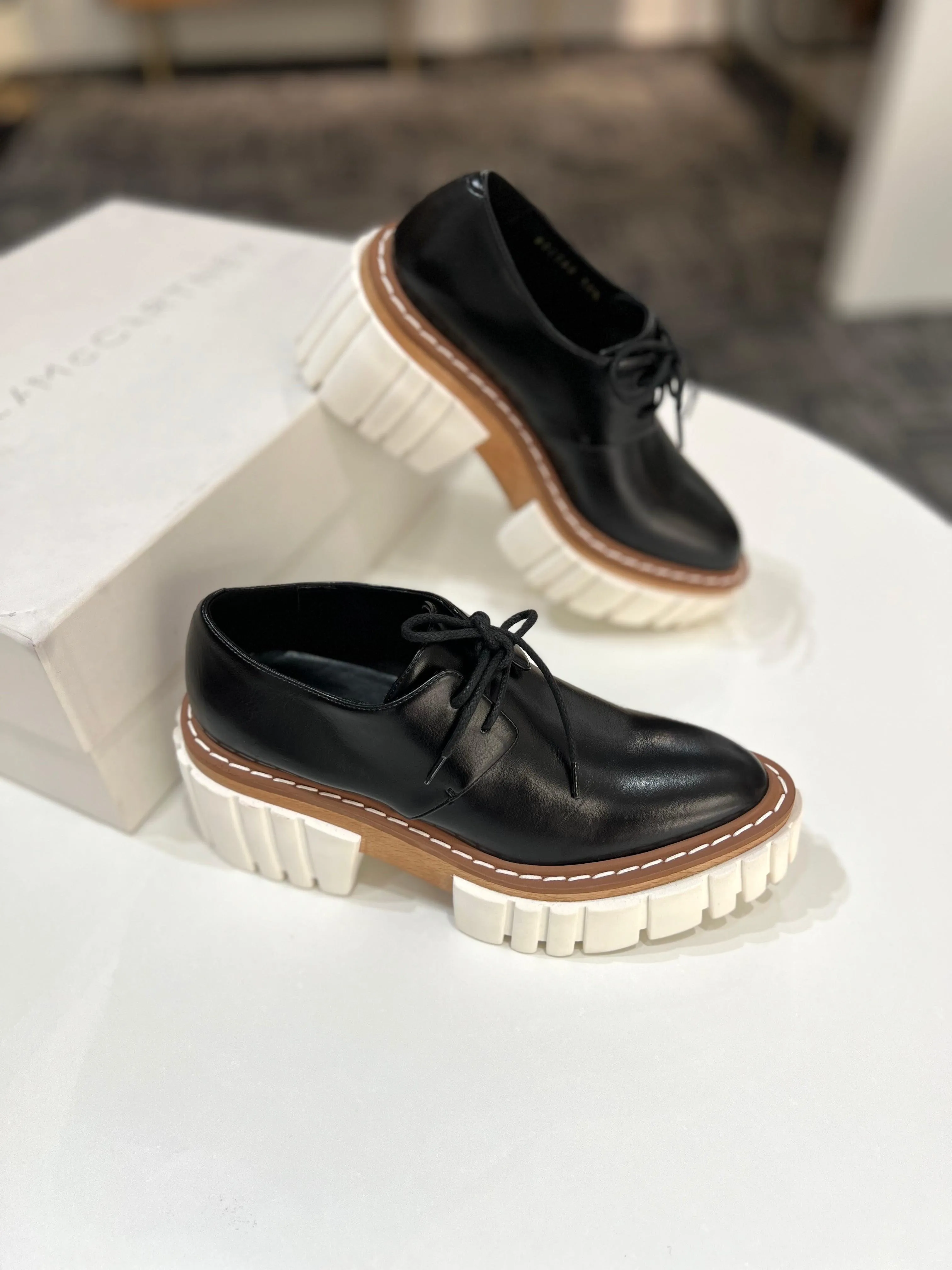 Stella McCartney Platform Shoes Black Size 35 1/2