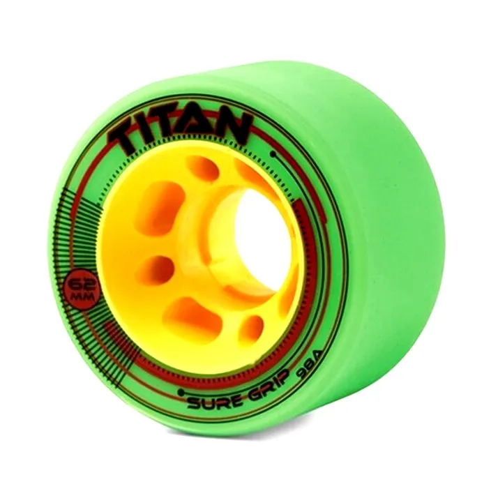 Sure-Grip Titan Wheels 62mm - 4 pack
