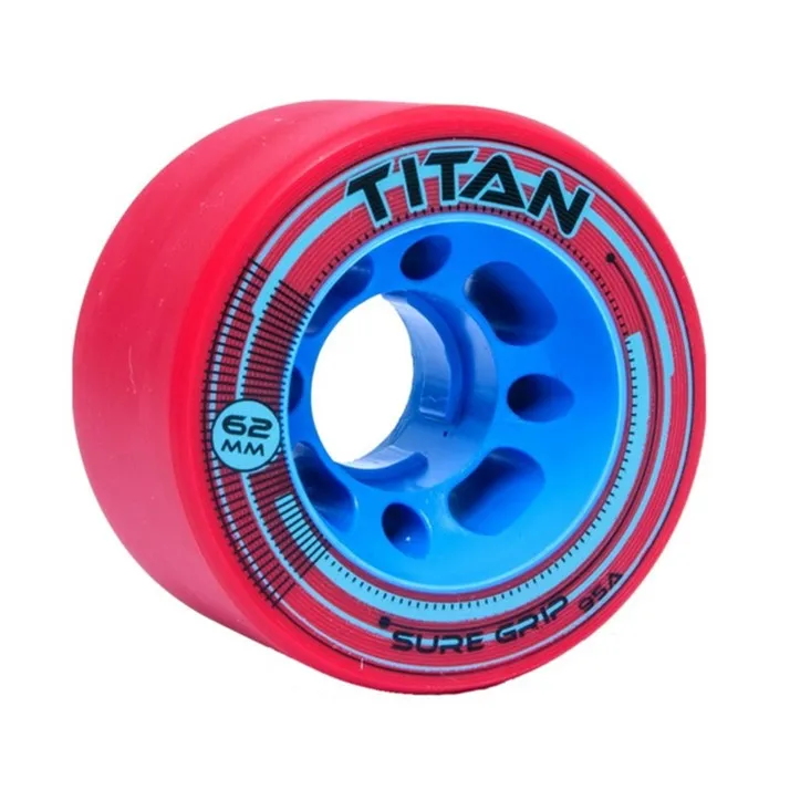 Sure-Grip Titan Wheels 62mm - 4 pack