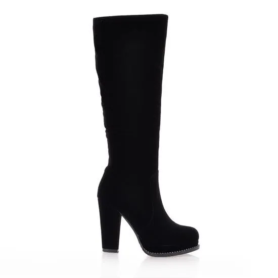 Tall Canister High Platform High Heel Knight Boots