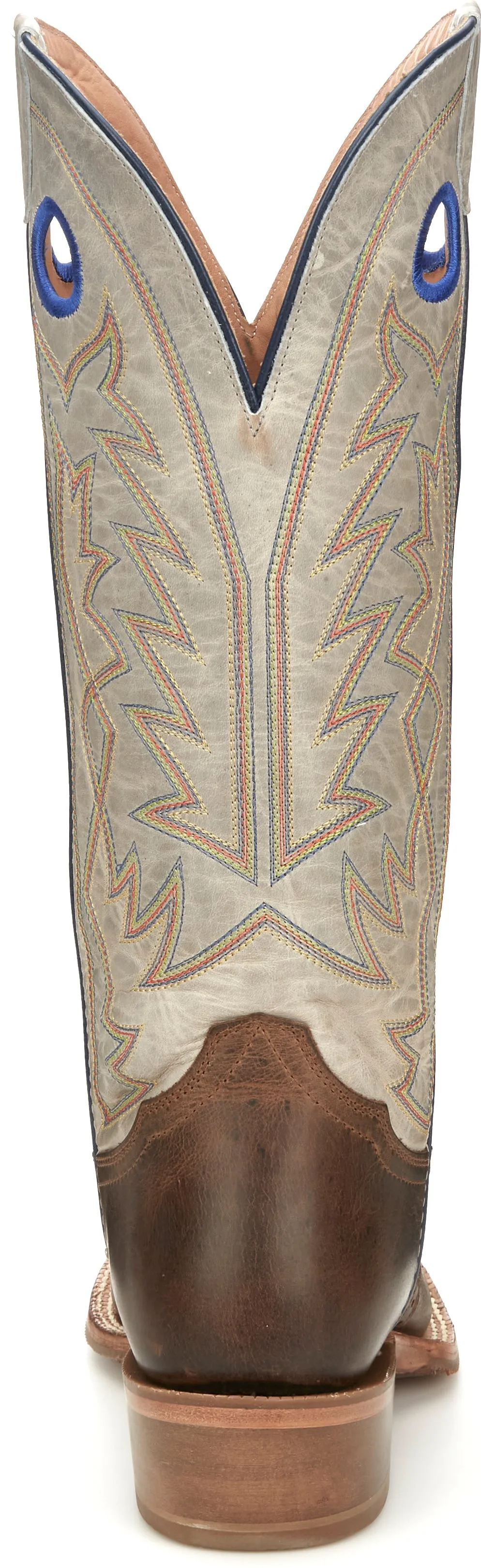 'Tony Lama' Men's 15" Henley Western Round Toe - Brown / Stone Gray