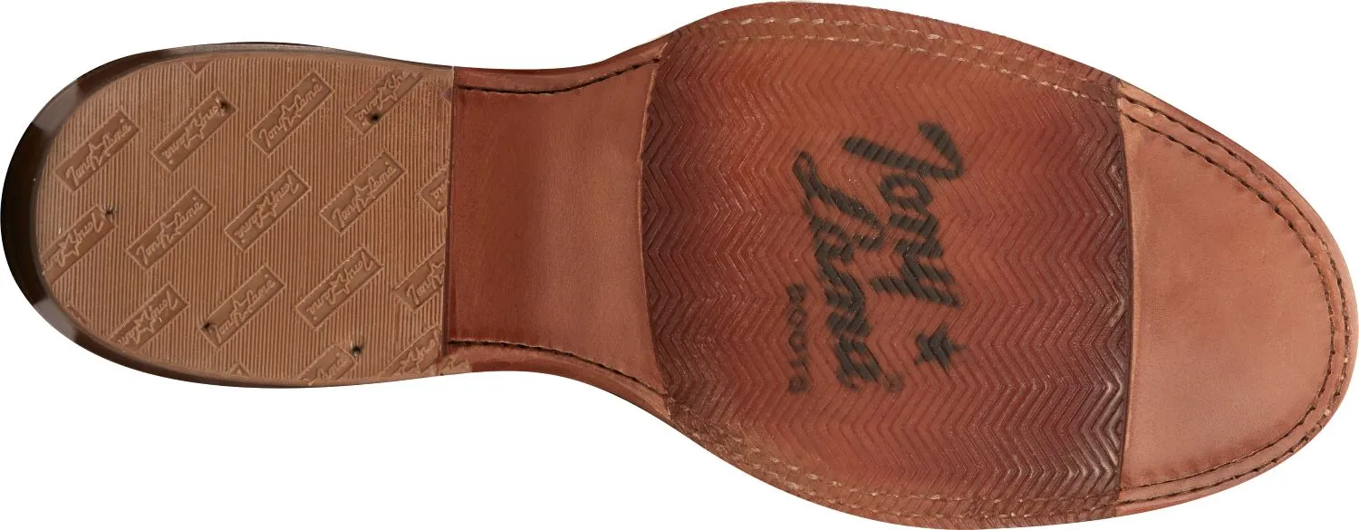 'Tony Lama' Men's 15" Henley Western Round Toe - Brown / Stone Gray