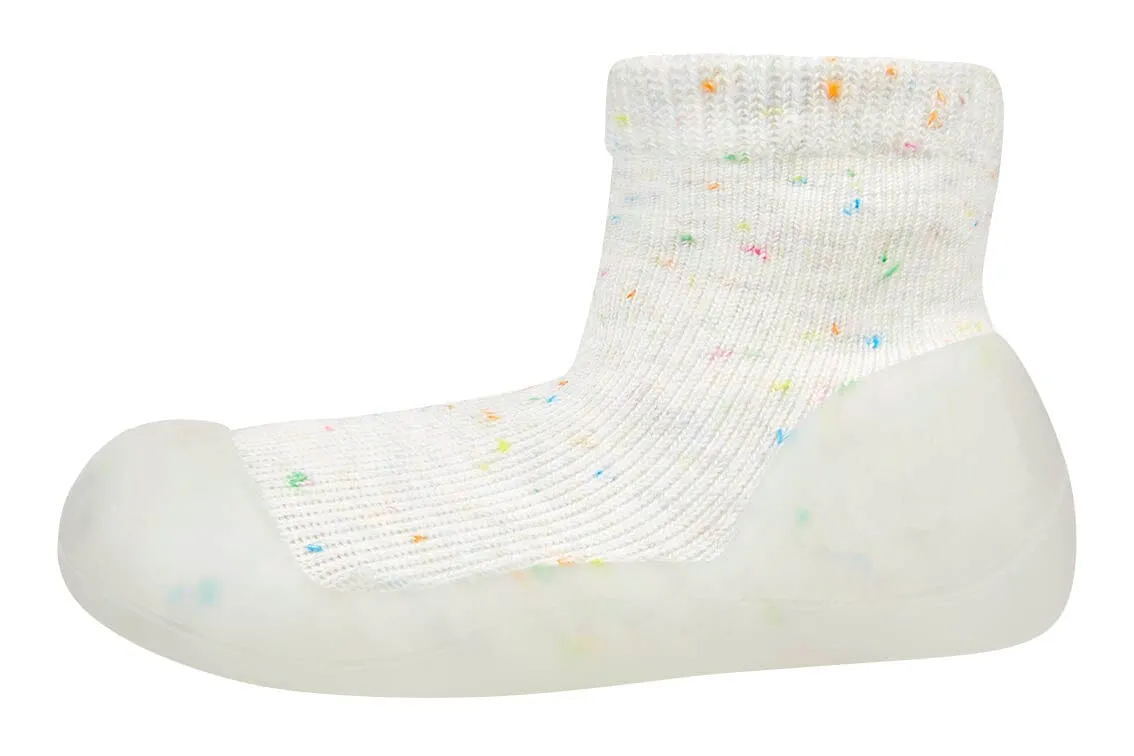 Toshi Organic Dreamtime Hybrid Walking Socks - Snowflake