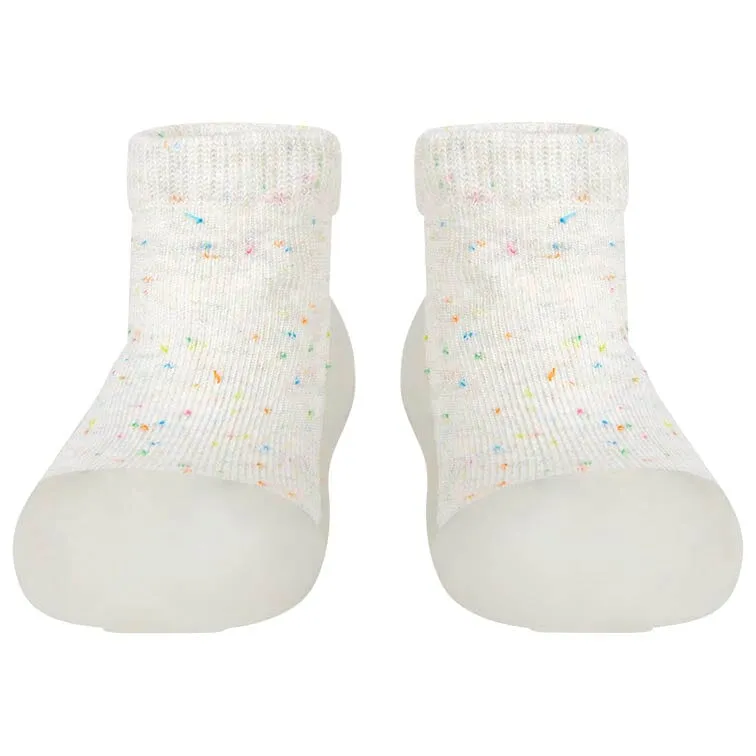 Toshi Organic Dreamtime Hybrid Walking Socks - Snowflake