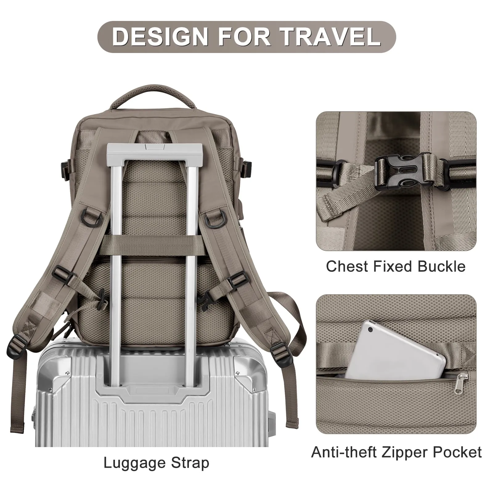 Traveling Backpack Coffee