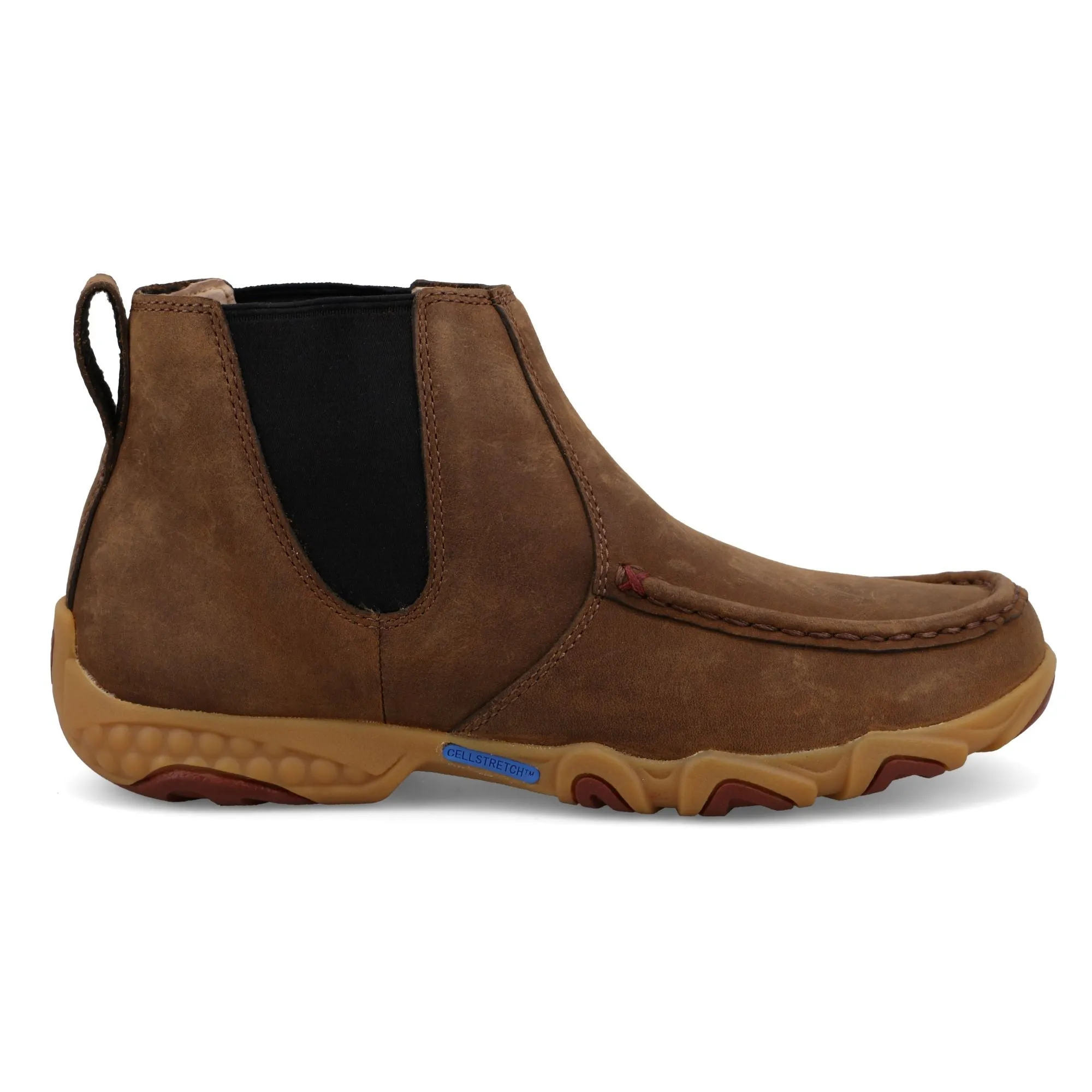 Twisted X Ladies 4" Chelsea Peanut Brown Driving Moc WDMX003