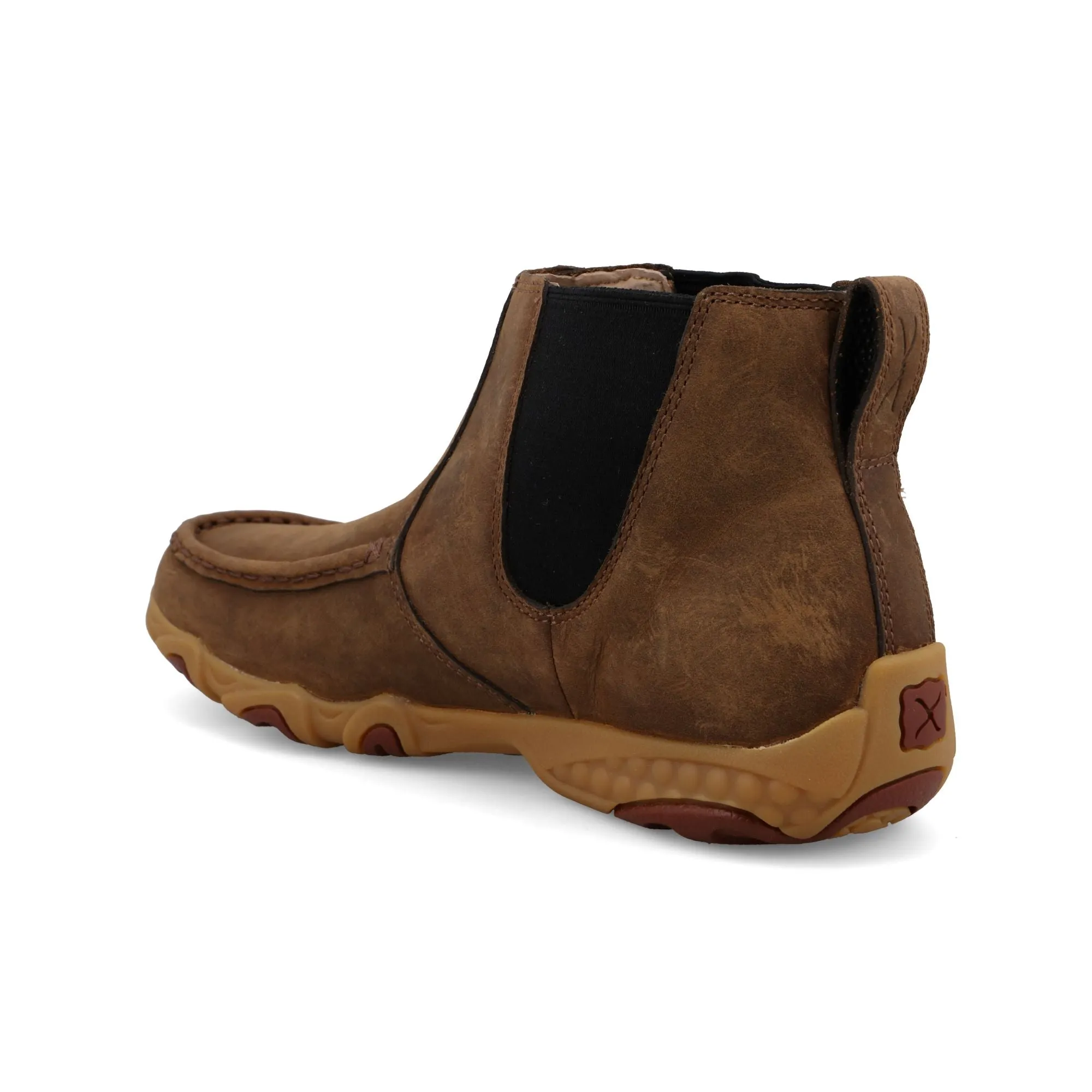 Twisted X Ladies 4" Chelsea Peanut Brown Driving Moc WDMX003