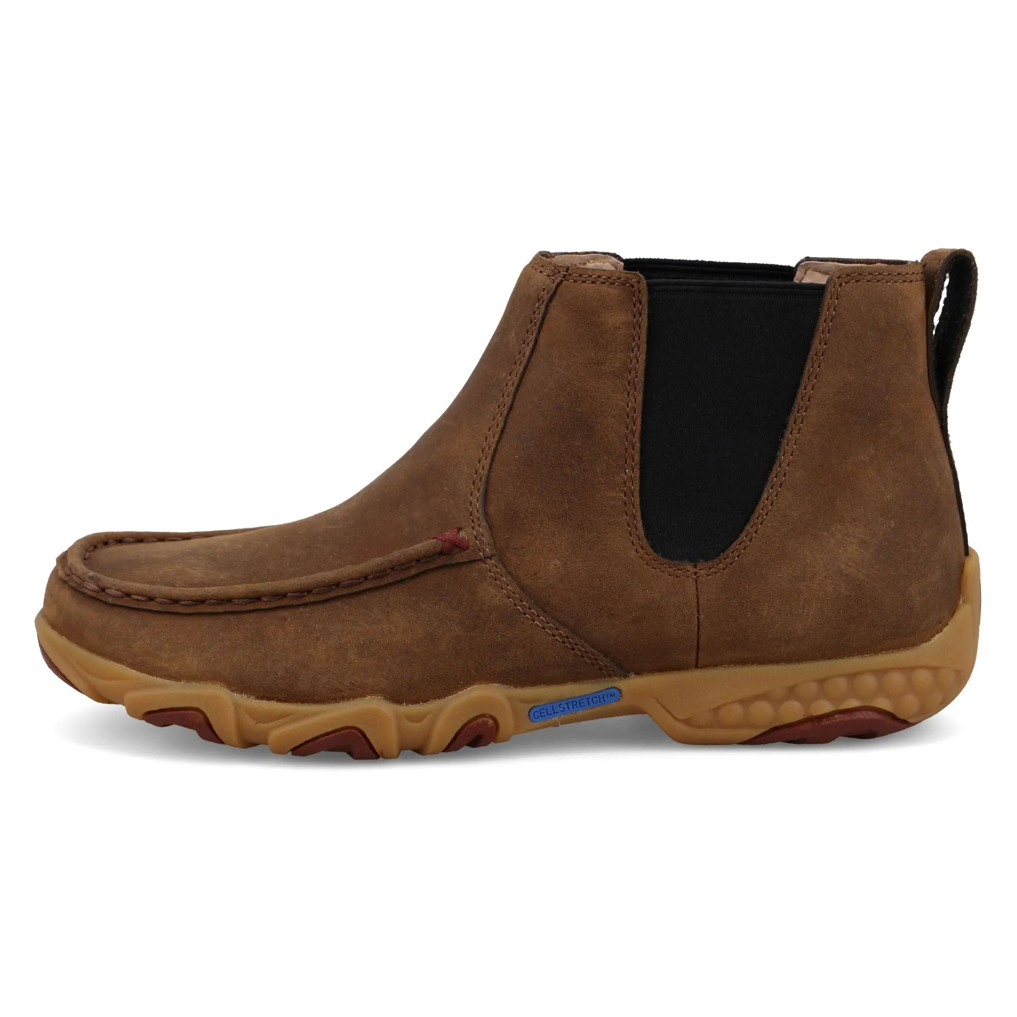 Twisted X Ladies 4" Chelsea Peanut Brown Driving Moc WDMX003