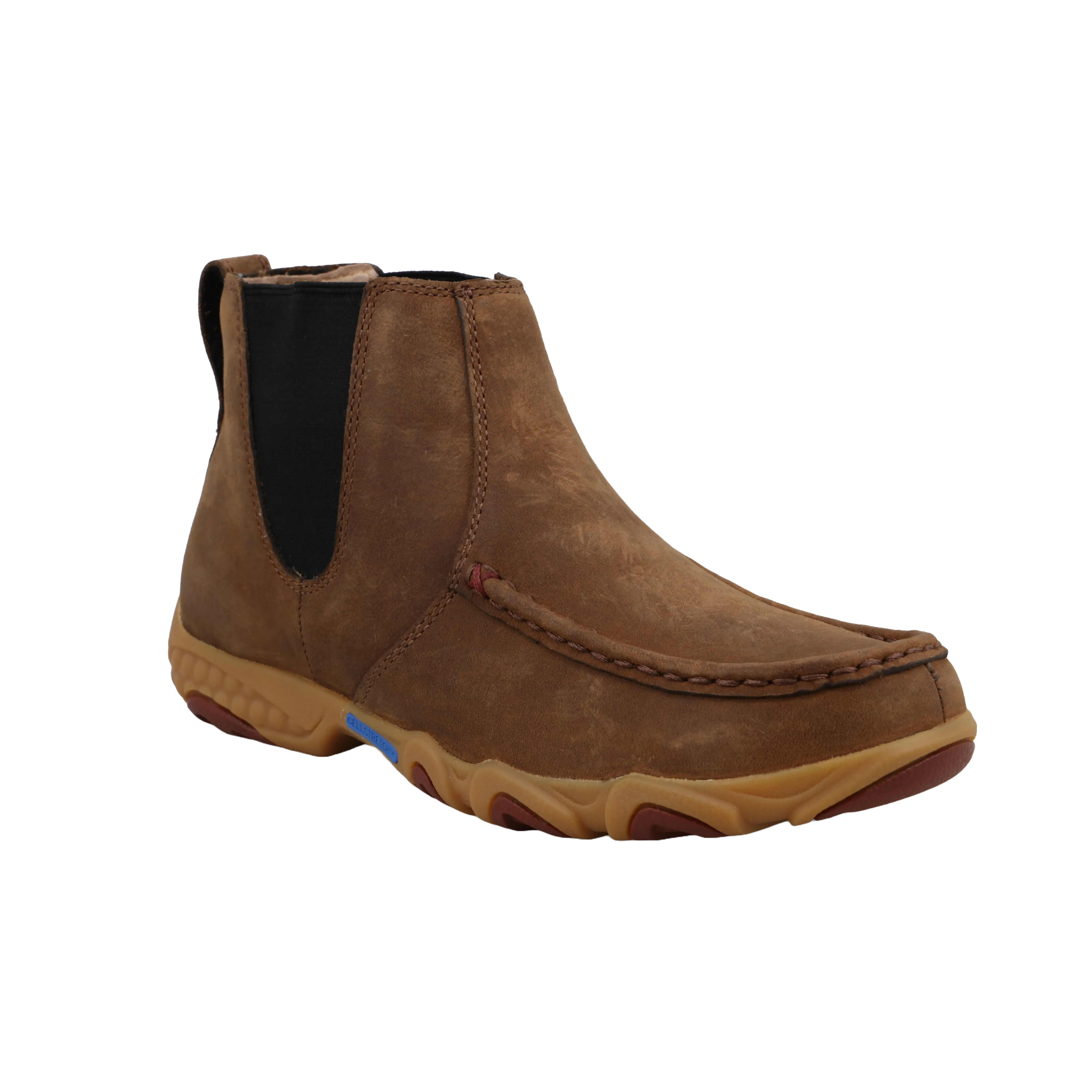 Twisted X Ladies 4" Chelsea Peanut Brown Driving Moc WDMX003