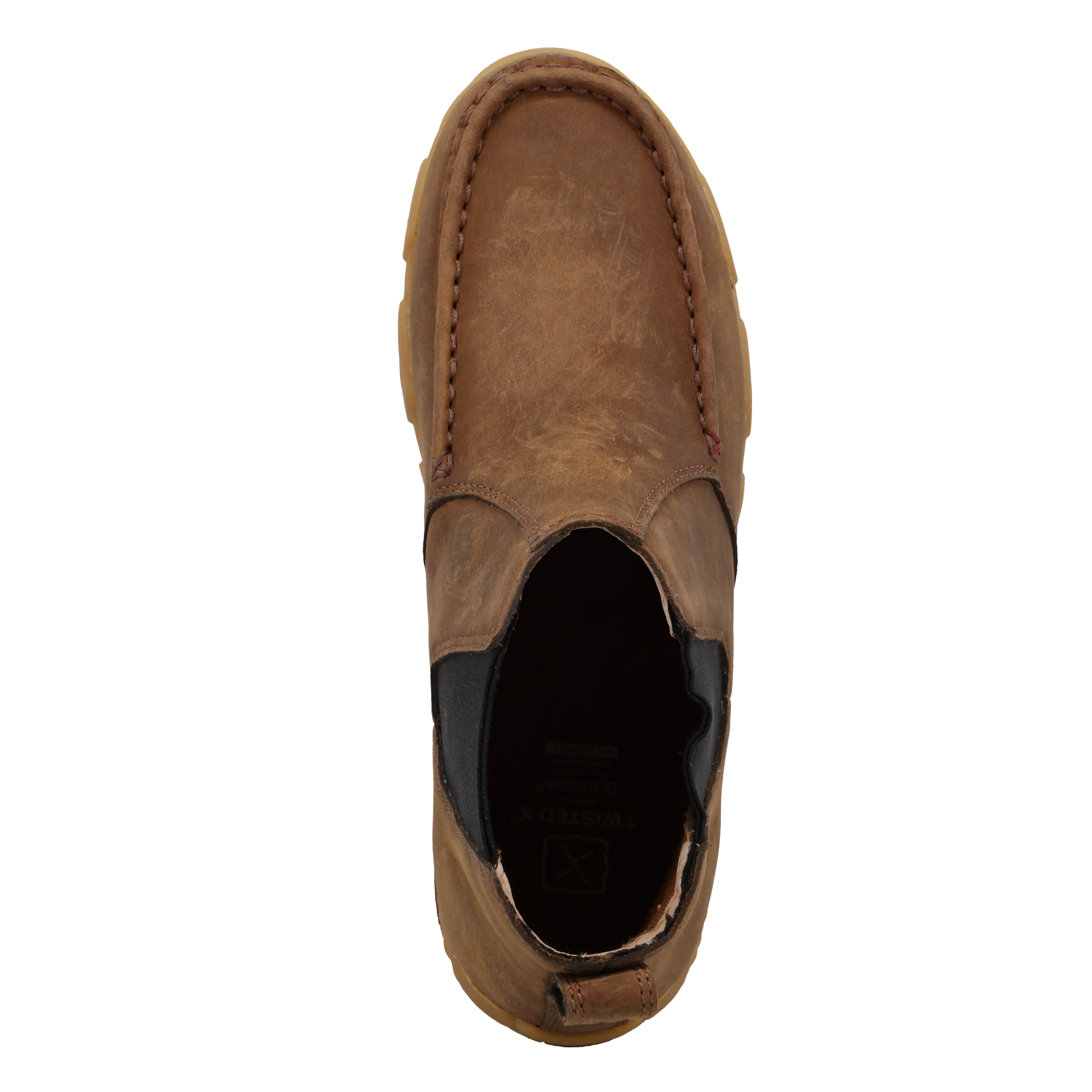Twisted X Ladies 4" Chelsea Peanut Brown Driving Moc WDMX003
