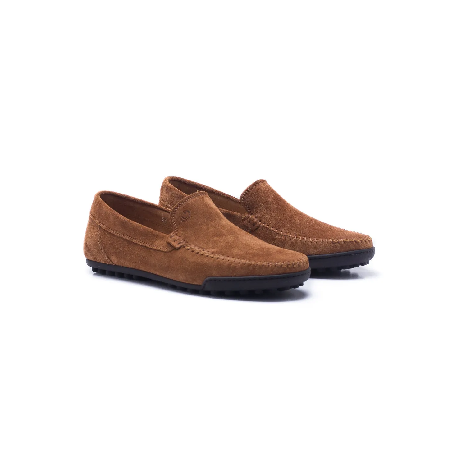Umber Sorrento Unlined Driving Shoe Suede - Calo