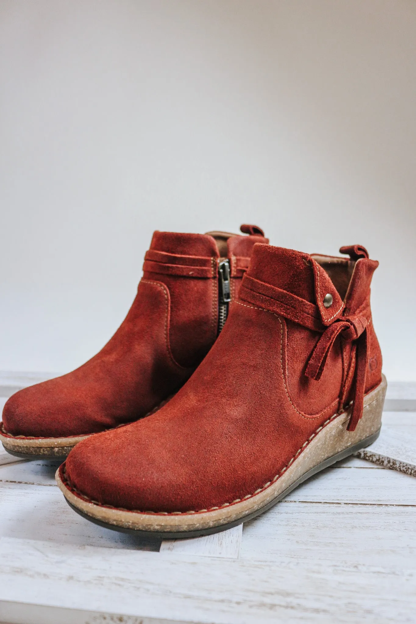Vaughn Suede Born Booties -3 Colors