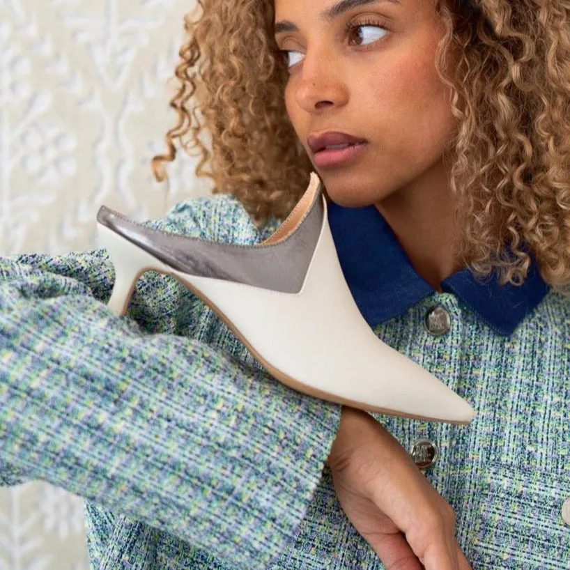 Vera cream heel