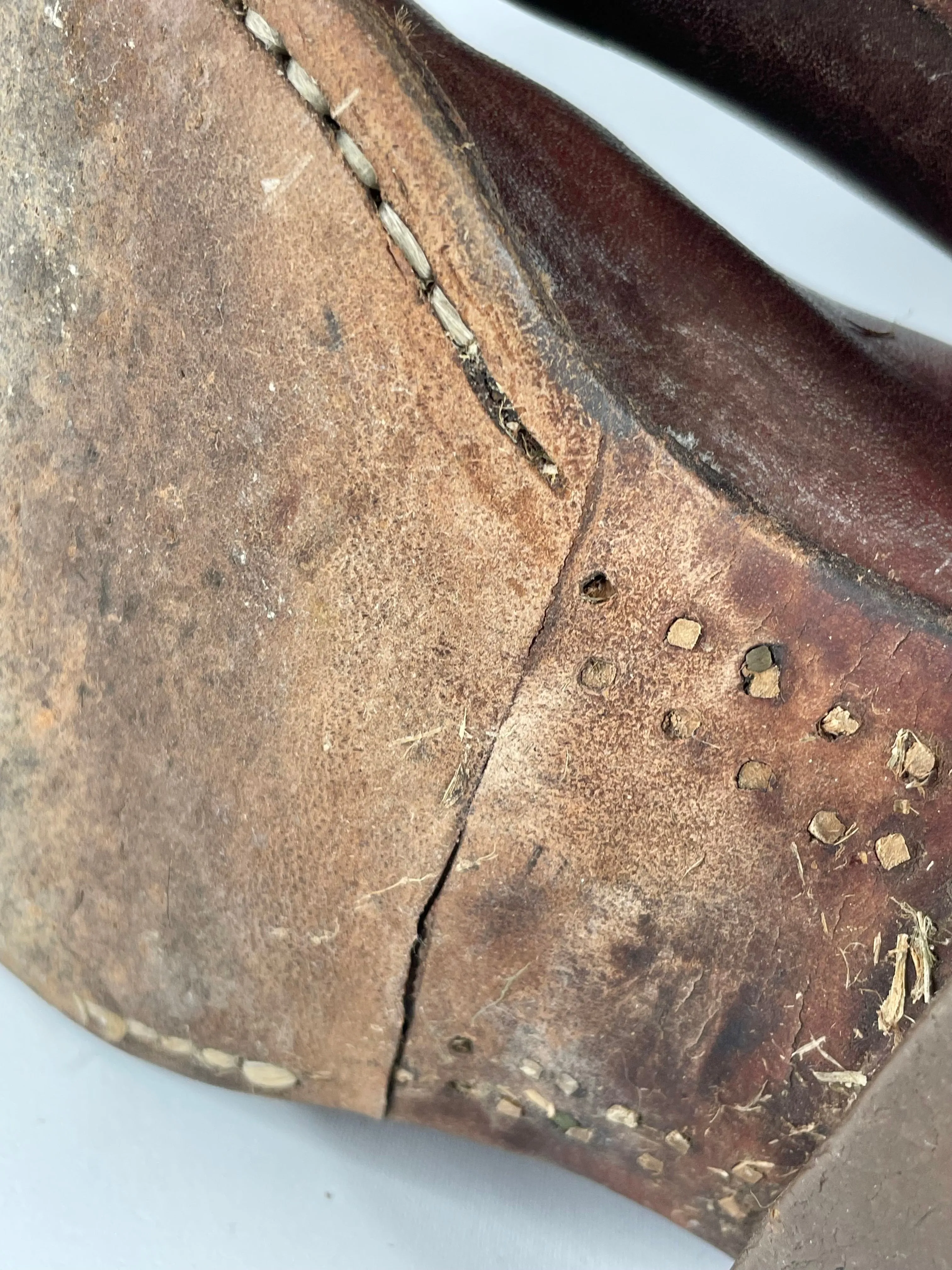Vintage Montana Tan Leather Cowboy Boots - EU43