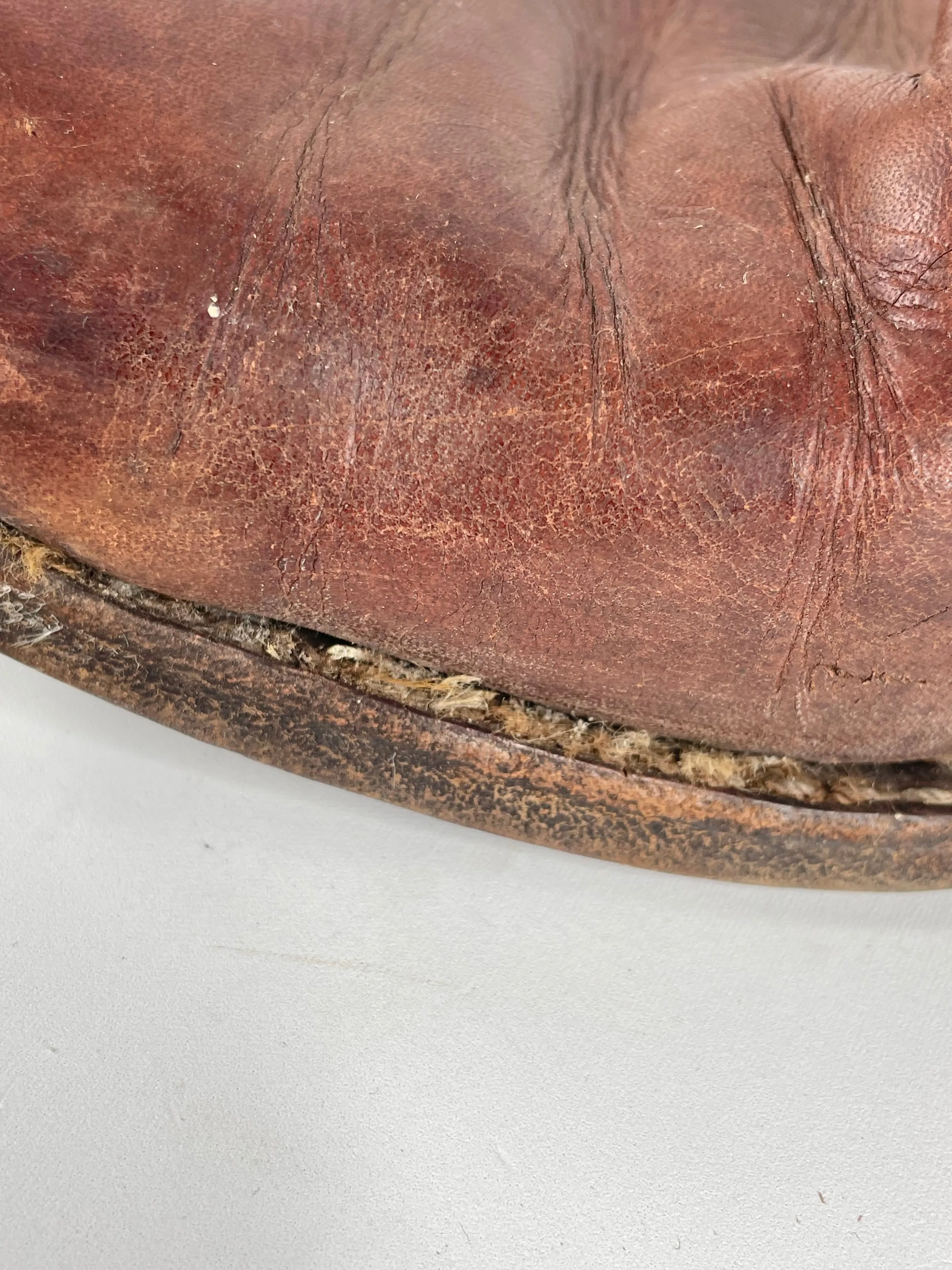 Vintage Montana Tan Leather Cowboy Boots - EU43