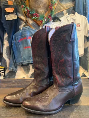 Vintage Nocona Burgundy Boots, 9.5 EE
