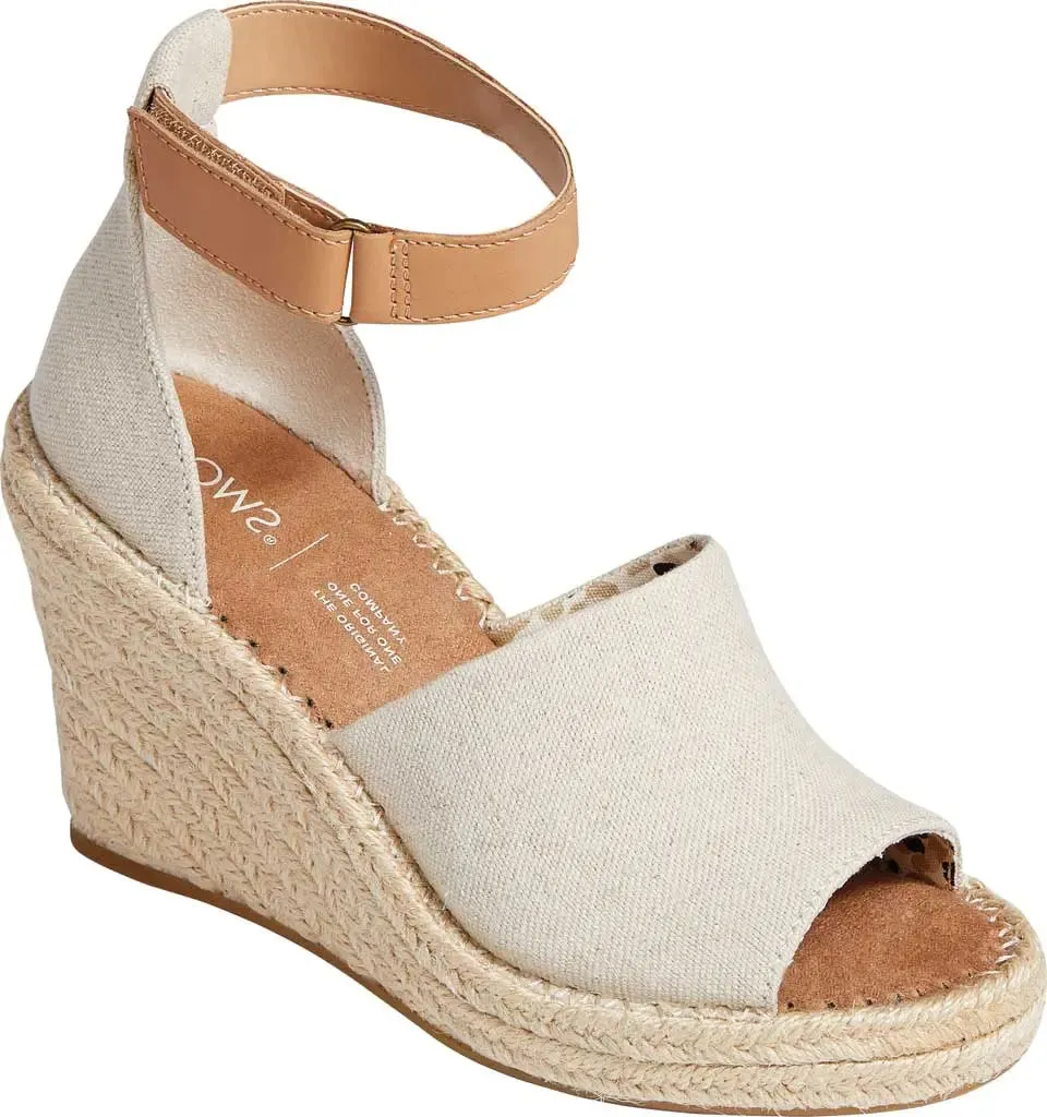 Women’s TOMS Marisol – Chic Wedge Sandal with Cushioned Comfort