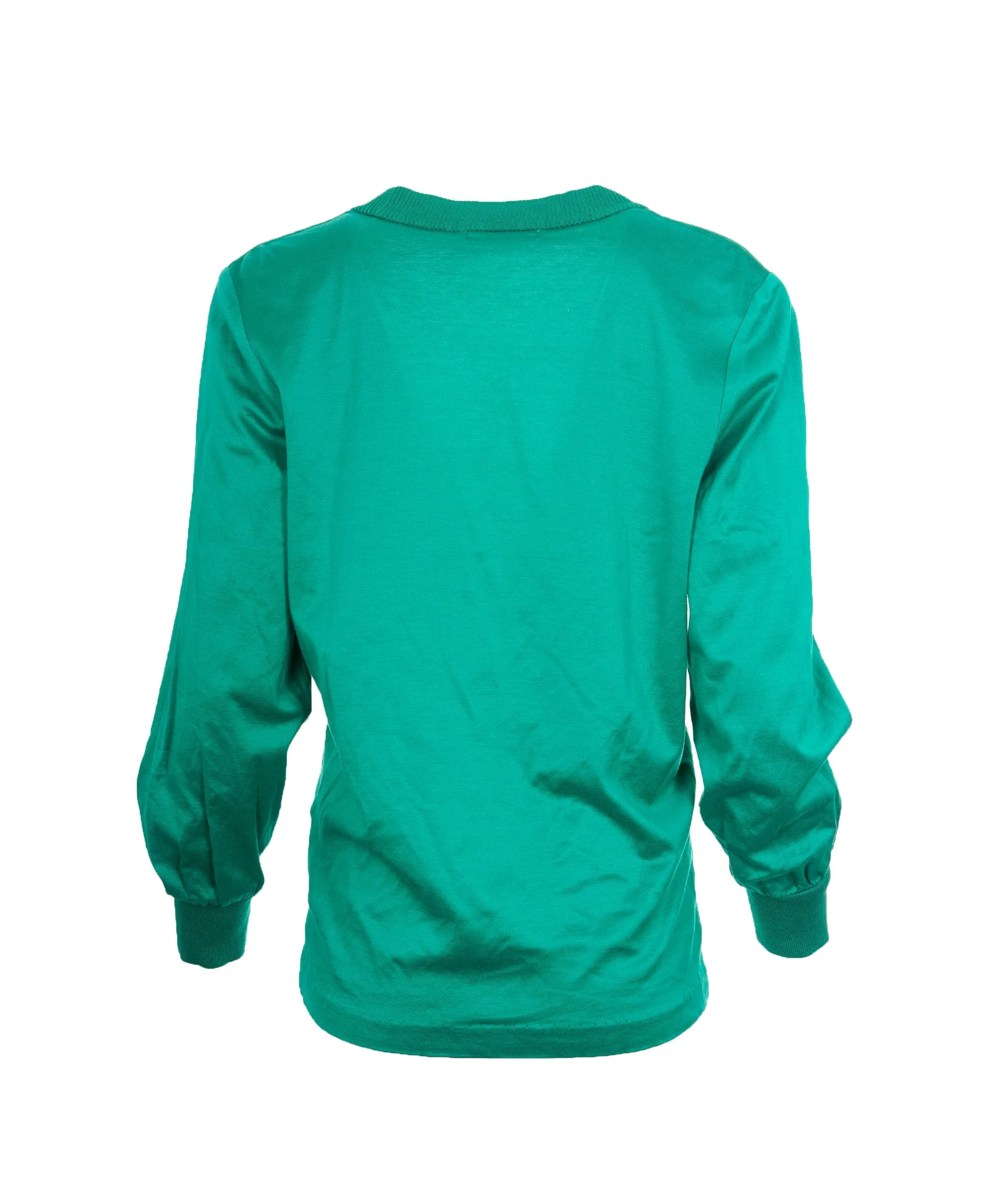 YSL logo cardigan green ASL8498